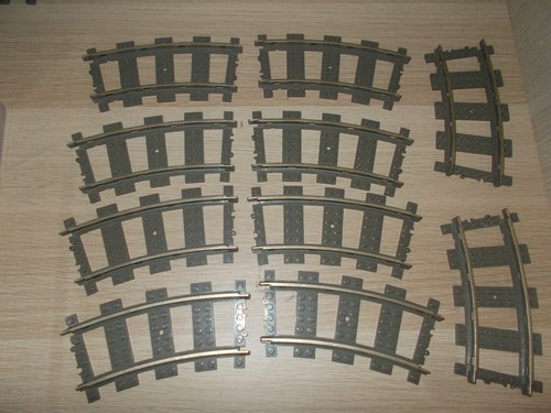 Lego kurven 10x schienen - lego,