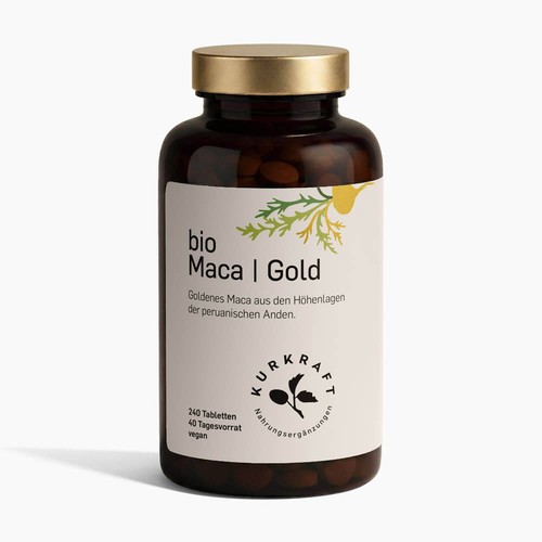 Kurkraft bio maca - maca, gold