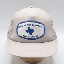 Mesh Snapback Trucker Farmer Hut Cap Pride Of The Panhandle Texas Blutspender