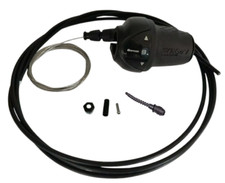 Shimano Nexus 8 Gang Drehgriffschalter inkl. Befestigungs-Set für Außenzug