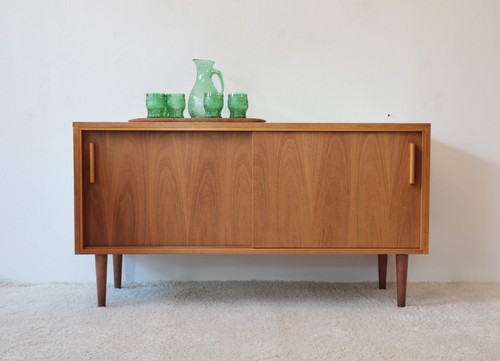 Vintage 60er nussbaum kommode - 60er,