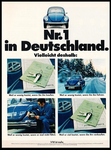 Volkswagen käfer reklame - käfer,