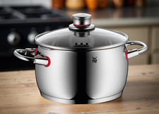 WMF Quality One Fleischtopf Deckel Ø 20 cm/ 3,9 L Edelstahl Kochtopf Induktion