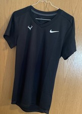 NIKE TENNIS V-NECK RAFA NADAL XS Tee T-Shirt schwarz black wie neu gut LUP
