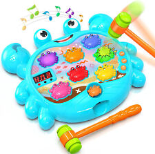 Hot Bee Spielzeug Hammerspielzeug Krabbe Hämmern ab 2 Jahre Hammer Kinderspiel✅