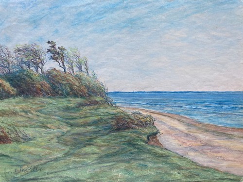 Pastell erich möller - möller, rostock