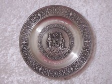 Zinn Wandteller Bergstadt