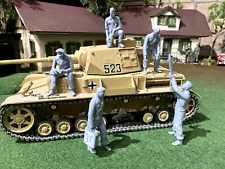 5 Figuren Panzerbesatzung Wehrmacht WW2 1:16 Resin passend zu Heng Long / Tamiya