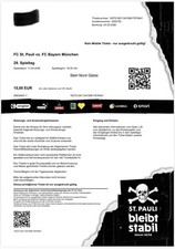 Sammler Ticket FC St. Pauli -