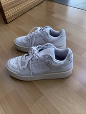 Adidas Damen Sportschuhe Sneaker  EUR 39 1/3 Weiß Glitzer