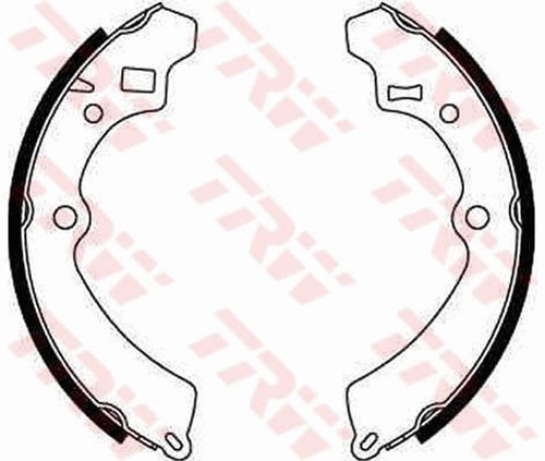 Trw bremsbackensatz gs8548 - bremsbackensatz,