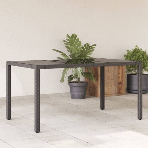 Gartentisch mit glasplatte - mit,