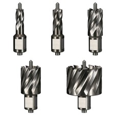 Vearter 12-60 mm HSS Kernlochbohrer mit Weldon-Aufnahme für Magnetbohrmaschinen