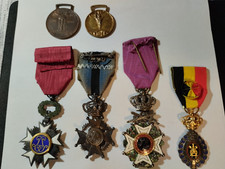 6 Orden und Medaillen Belgien