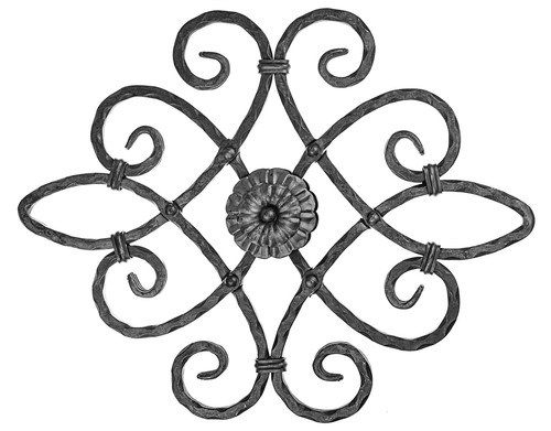 Schmiedeeisen ornament 53x42cm - schmiedeeisen,