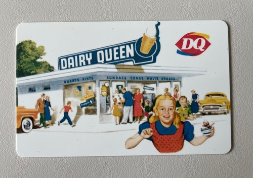 Unbenutzte dairy queen card - queen,