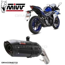 Auspuff Yamaha YZF R3 2019 2020 MIVV Sound schwarz
