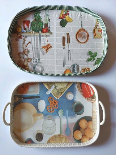 Stück vintage tablett - 2,