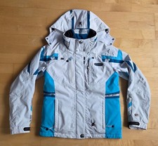 SPYDER schicke Damen Ski Jacke, weiß / blau / türkis  Gr. 40 hoher NP: 599€