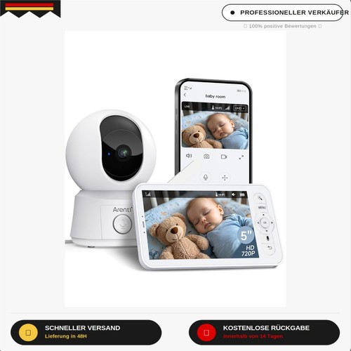 Baby monitor with camera and - baby,