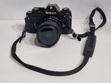Nikon EM Spiegelreflex-Kamera Gehäuse F Bajonett & Exakta Objekt 35-70 mm Macro