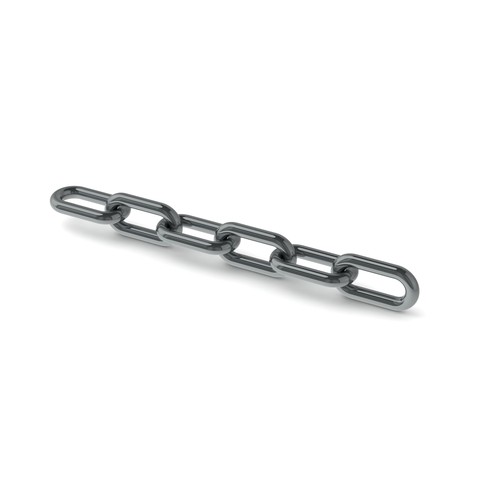 8x25mm stahlkette zugkette - 4,8x25mm,