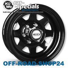 STAHL-Felgen 7x16 ET13 DOTZ "DAKAR" Schwarz - GMC CHEVROLET Tahoe Typ: GMT 820 -