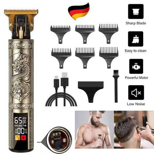 Lcd haarschneidemaschine profi - haarschneidemaschine,