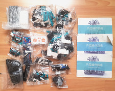 Roboter Set 3 in 1 Klemmsteine Technik Kettenfahrzeug ferngesteuert Anleitung