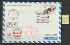  Sonderballonpostflug:Gasballon  mit Bordstempel HB-BOB Spelterini