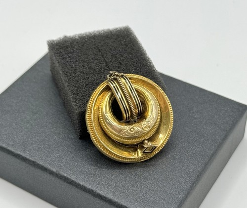 Biedermeier schaumgold brosche - biedermeier,