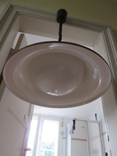 große Lampe Kunststoff oder Plastik Vintage 70-iger kultig gut erhalten 