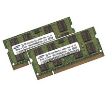 2x 2GB 4GB für DELL Studio 1537 Speicher RAM DDR2 800Mhz SO DIMM Samsung