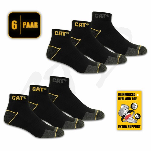 Paar cat work sneaker socken - 6,