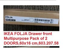 Neu IKEA FOLJA Schublade vorne für STUVA, 2er-Pack TÜRER, 60x16 cm, 60320757, weiß