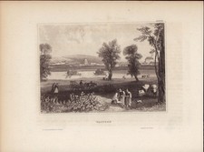 Original Stahlstich. 1850. Waitzen. o.A.: