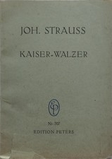 Kaiser-Walzer.  Partitur f