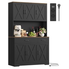 Küchenschrank Melamin Schwarz