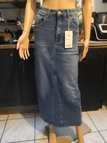 Langer jeansrock marivy - langer,