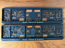 original Audi - Home of quattro / Kennzeichenhalterung Kennzeichenhalter
