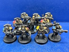 10 Kill Team Veterans / Tactical Marines der Deathwatch UMBAU GUT BEMALT 1
