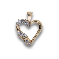 Herz Diamant Anhänger 416