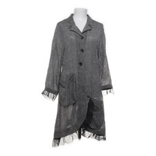 INSEIN, Kleid, Größe: M, Grau/Schwarz, Leinen/Polyamid/Polyester/Viskose #lt8