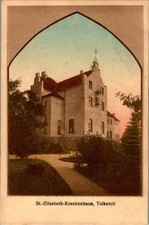 AK GRUSS AUS WESTPREUSSEN TOLKEMIT KREIS ELBING ST. ELISABETH KRANKENHAUS COL.