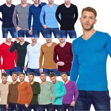 Herren Pullover V-Ausschnitt
