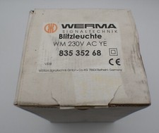 WERMA Signaltechnik Blitzleuchte WM 230V AC YE; 835 352 68