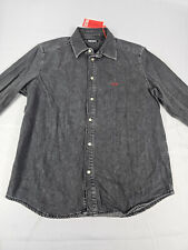 Diesel D-Simply Herren Langarm Jeans Hemd Größe M