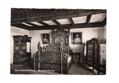Ansichtskarte burg falkenstein - burg,