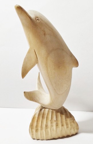 Schöner delphin auf felsen - schöner,