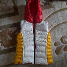 DAUNENWESTE DAUNENJACKE BENNETON MÄDCHEN GR.  36 GR. 164-170 Neu